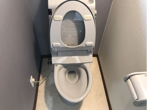 トイレ作業後
