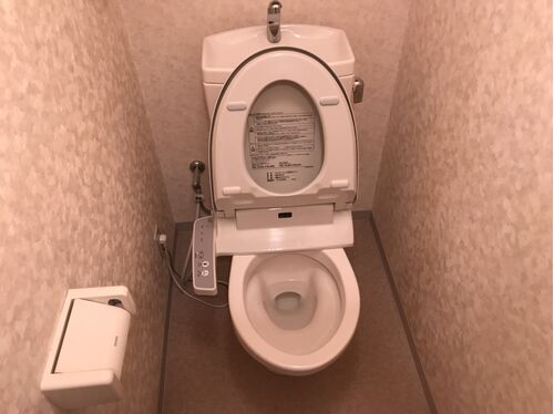 トイレ清掃後