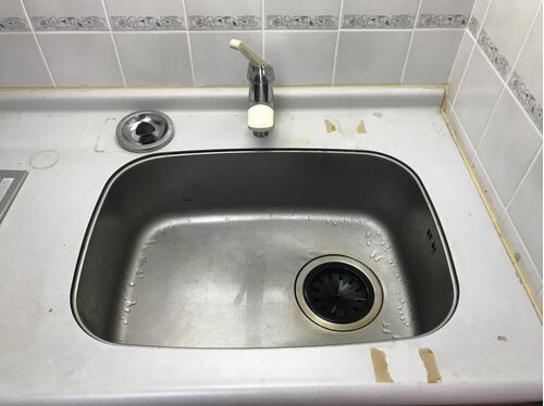 キッチンシンク施工前