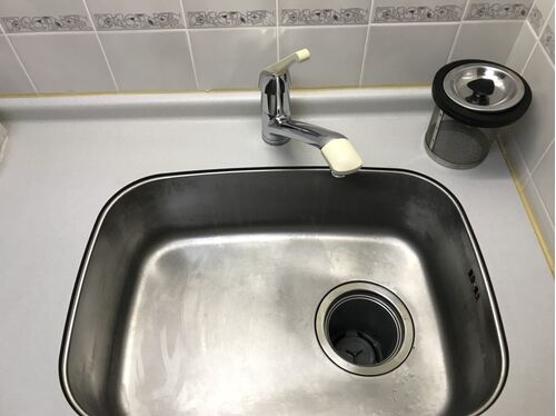 キッチンシンク施工後