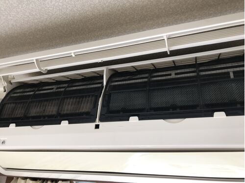エアコン簡易清掃後