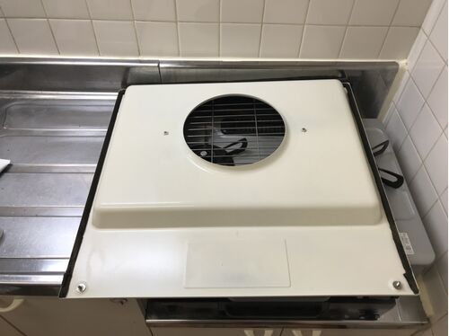 換気扇天板施工後