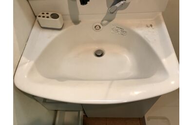 洗面所施工前