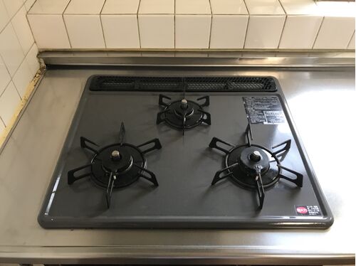 キッチンコンロ施工後