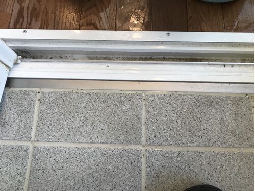 浴室入口施工前