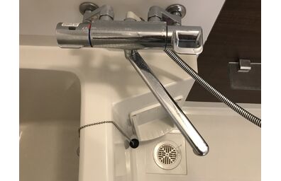 浴室蛇口清掃前