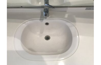 洗面所清掃前