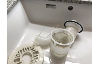 洗濯板清掃前