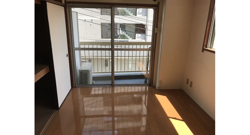 床ワックス施工後