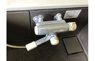 浴室蛇口研磨作業前