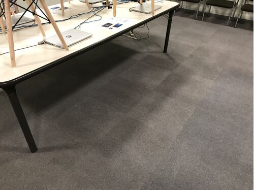 絨毯洗浄施工後