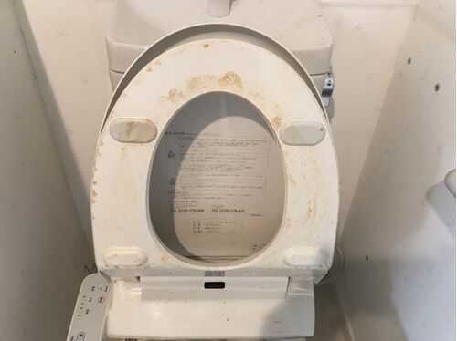 トイレ清掃前