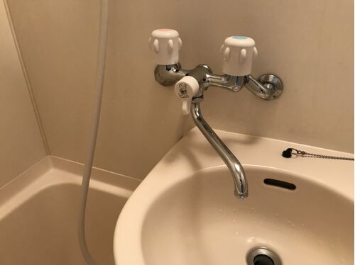 浴室洗面清掃後