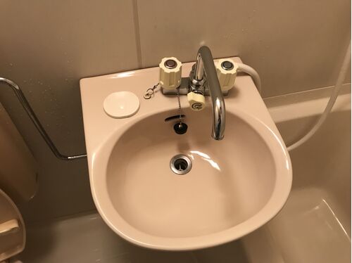 洗面台清掃後
