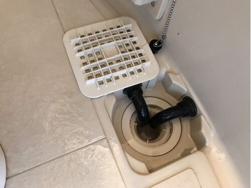 ユニットバス排水清掃後
