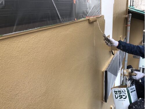 外壁上塗り