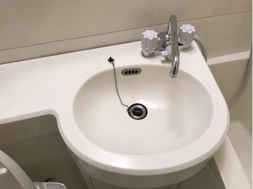 洗面台清掃後