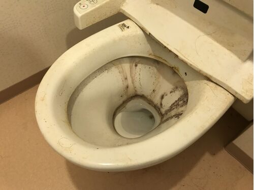 トイレ清掃前