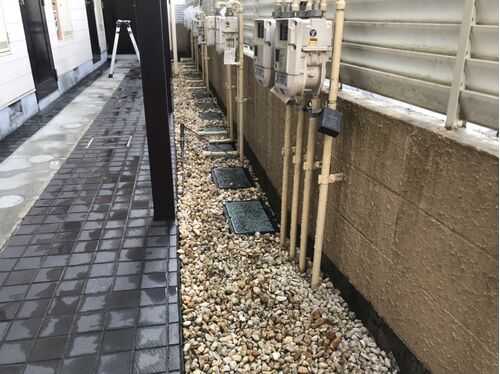 草刈り作業後