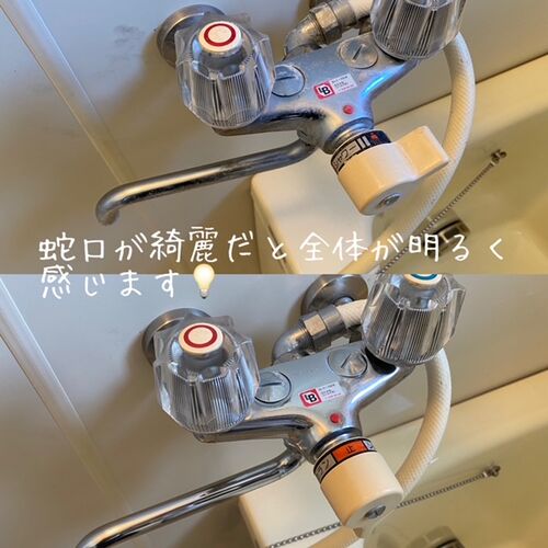 浴室蛇口清掃