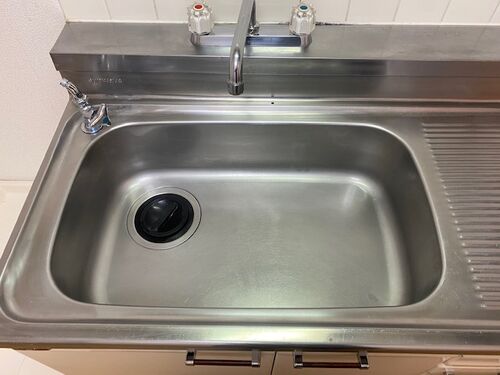 キッチンシンク研磨後
